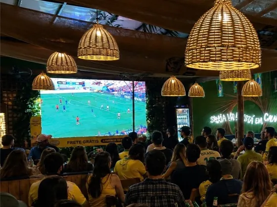 Telão de LED instalado no Caraiva