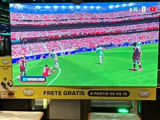 Telão de LED instalado no Sky 300