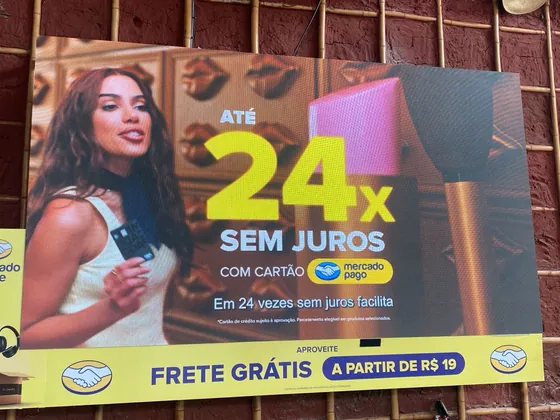Telão de LED instalado no Tatu Bola Fortaleza