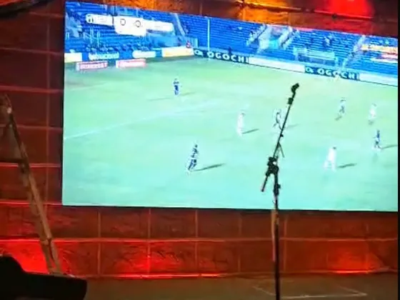 Telão de LED instalado no Tatu Bola Goiânia